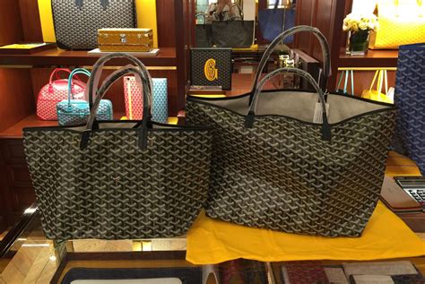 goyard pm vs gm worn|goyard tote bag size comparison.